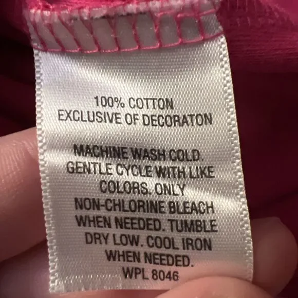 JM Collection Women’s L Beaded Embroidered V Neck Cotton Tunic Top Pink - Picture 13 of 13